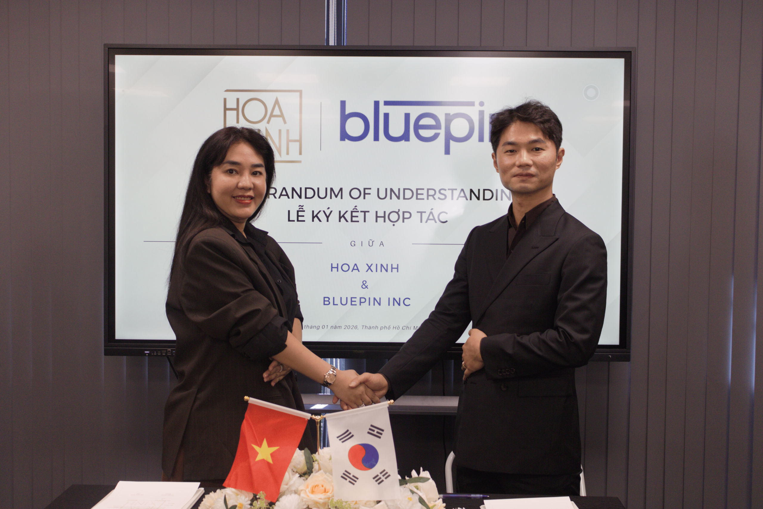 Hoa Xinh Group Và Bluepin Inc Ký Kết Mou Hợp Tác Chiến Lược